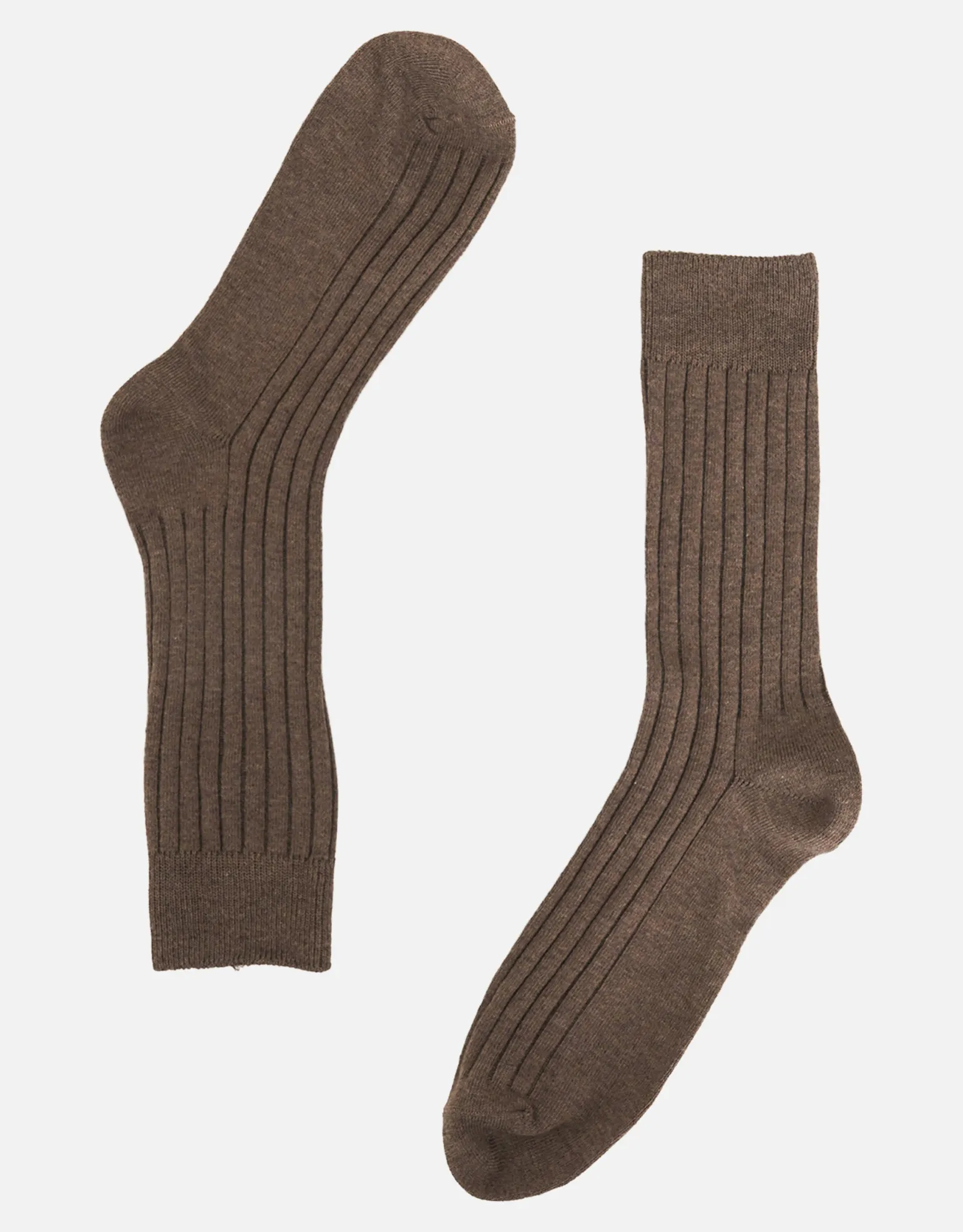 Ribbed Dress Sock in Black