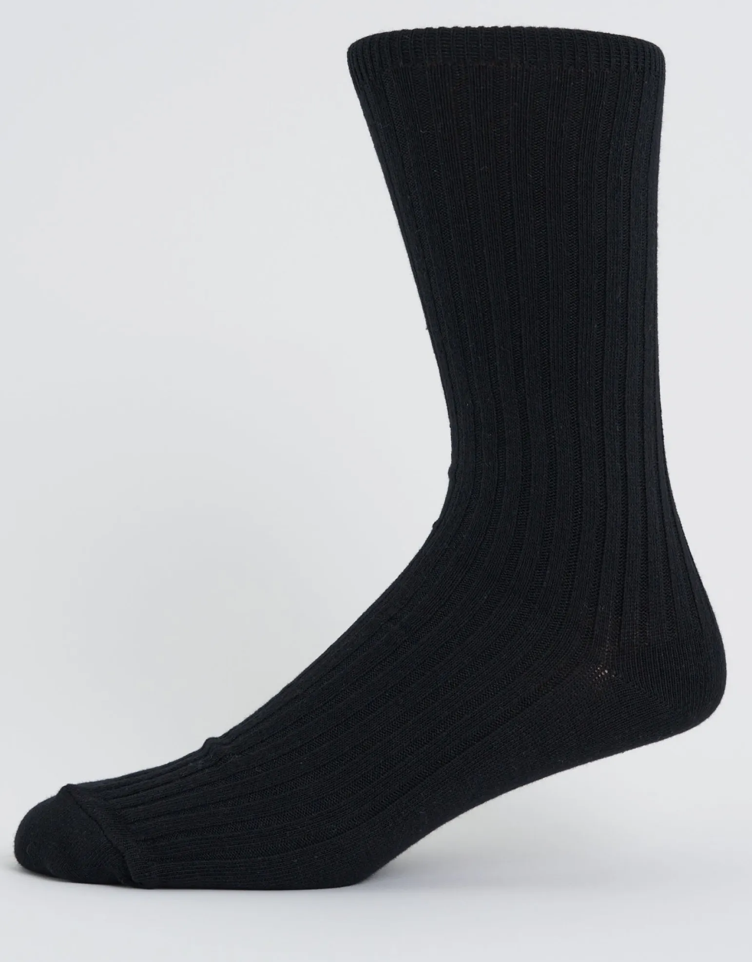 Ribbed Dress Sock in Taupe