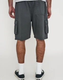 Ripstop Relaxed Cargo Shorts in Bone