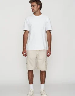 Ripstop Relaxed Cargo Shorts in Charcoal