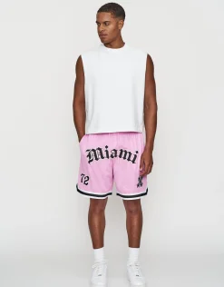 Rose Basketball Shorts in Black