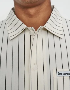 Salerno Striped Shirt in White