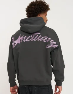 Sanctuary Hoodie in Pewter Grey