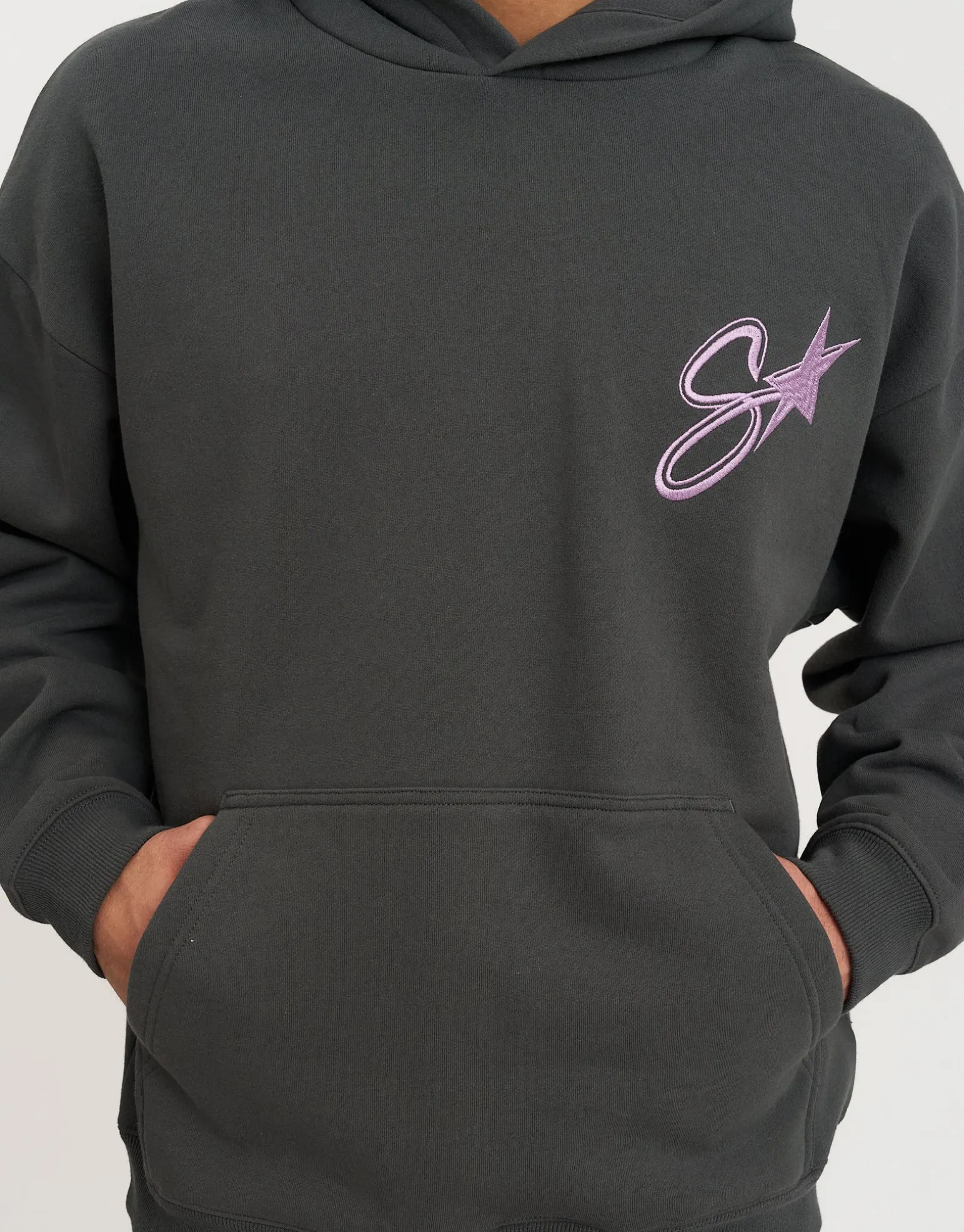 Sanctuary Hoodie in Pewter Grey