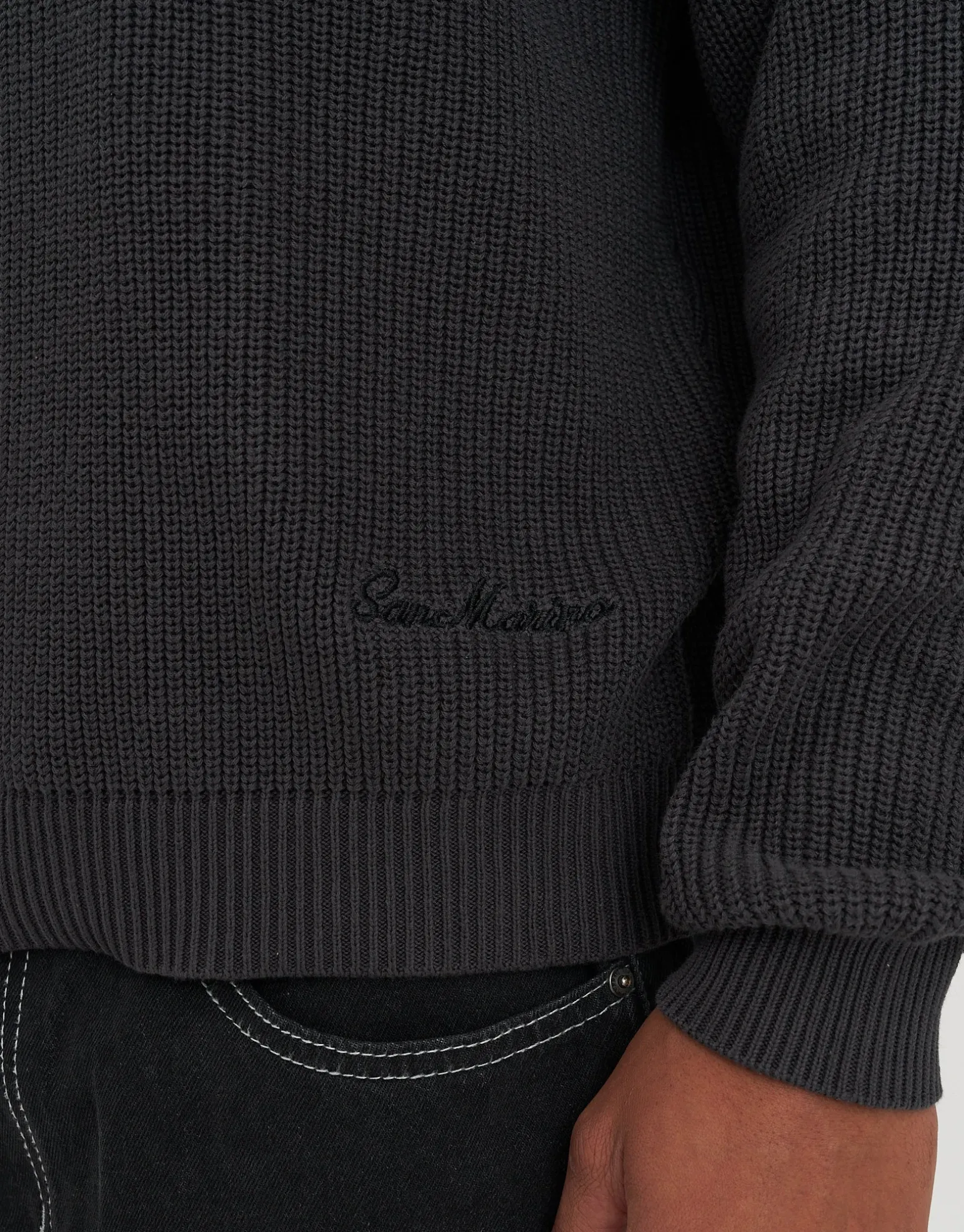 San Marino Oversized Cable Knit in Empire Yellow