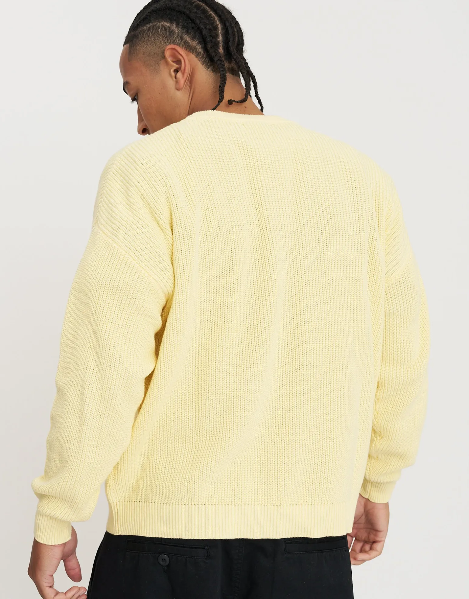 San Marino Oversized Cable Knit in Empire Yellow