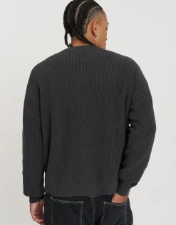 San Marino Oversized Cable Knit in Asphalt