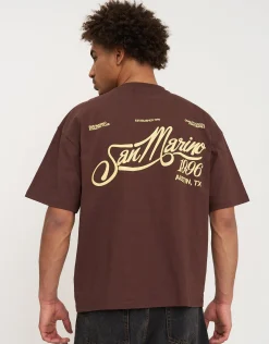 San Marino Quality Goods Tee in Blanc