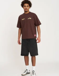 San Marino Quality Goods Tee in Bitter Brown