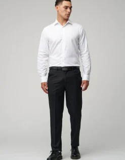 Savant Long Sleeve Premium Dress Shirt in White