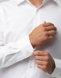Savant Long Sleeve Premium Dress Shirt in White