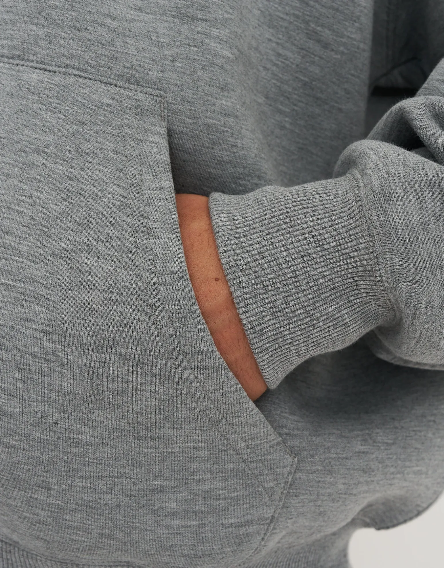 Scuba Oversized Cropped Zip Up Hoodie in Black