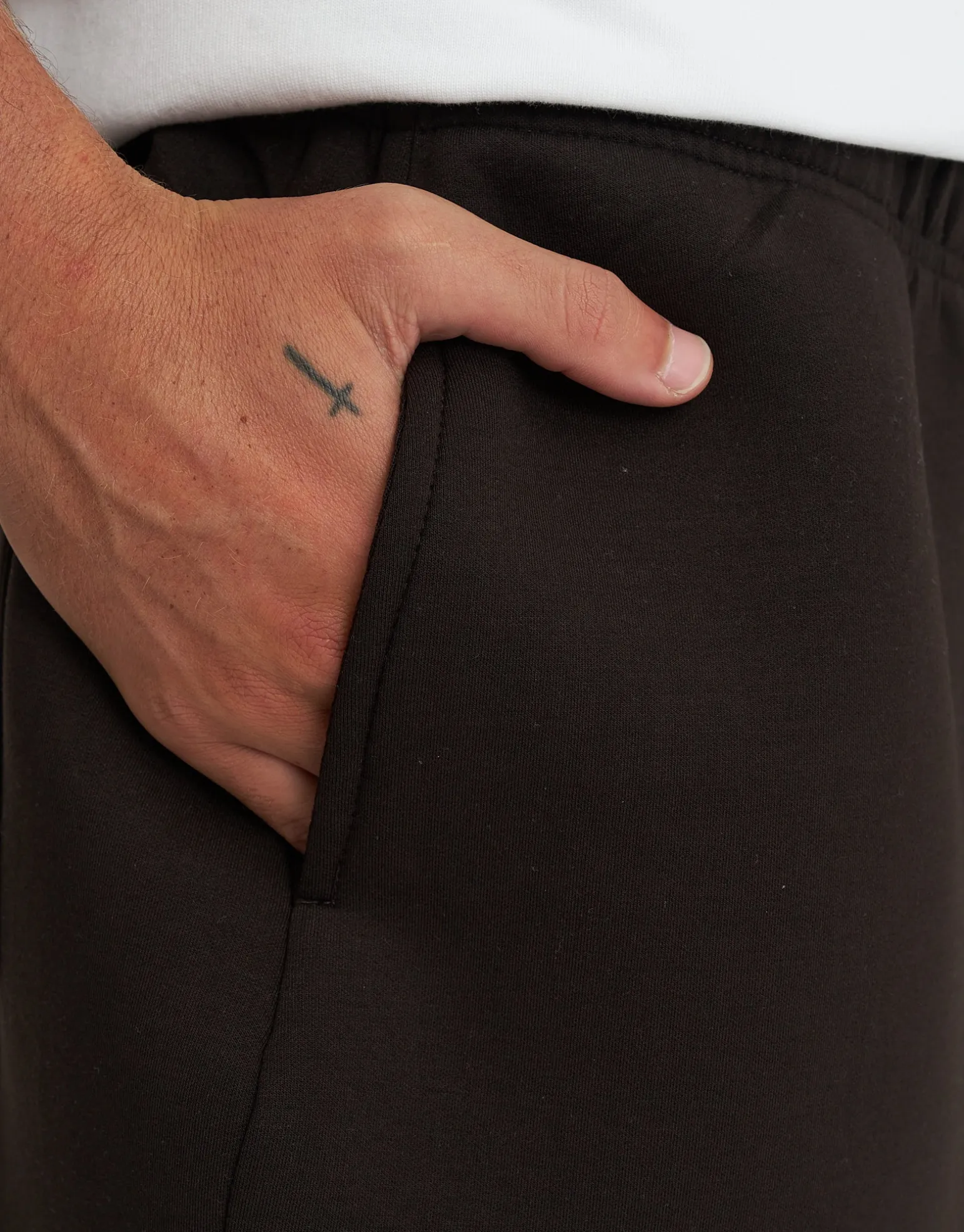 Scuba Wide Leg Track Pants in Brown