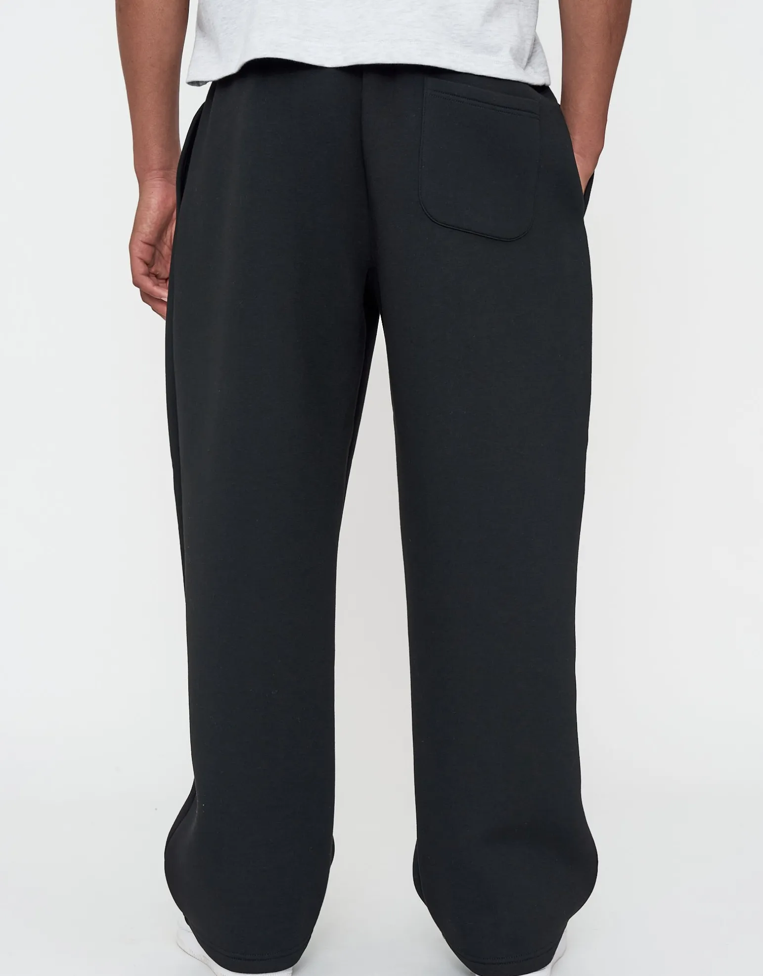 Scuba Wide Leg Track Pants in Brown