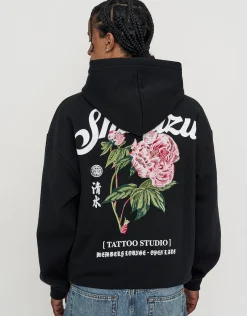 Shimizu Oversized Hoodie in Black