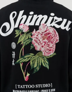 Shimizu Oversized Hoodie in Black