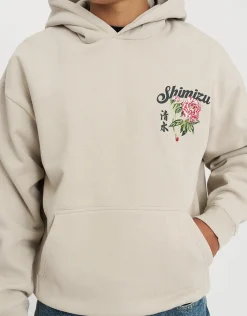Shimizu Oversized Hoodie in Ecru