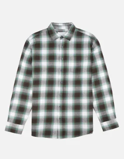 Silverlane Check Long Sleeve Shirt in Black/green