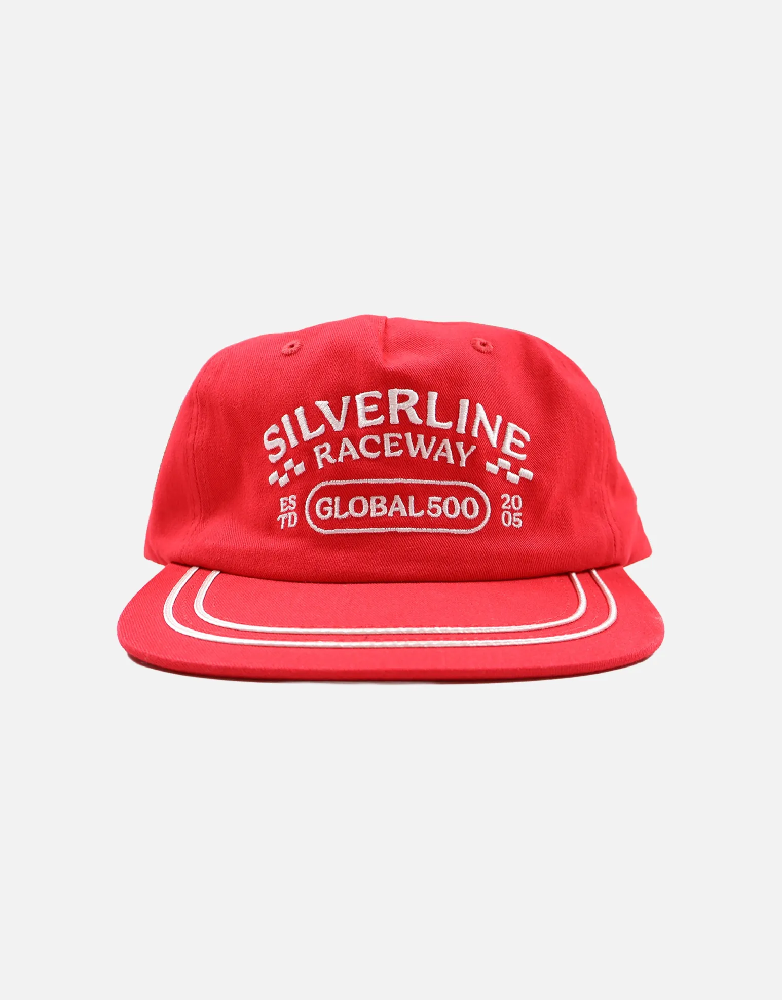 Silverline Raceway Cap in Red