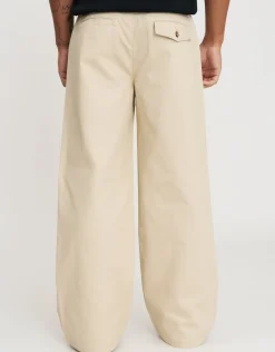 SL Baggy Double Pleated Pants in Stone