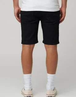Slim Denim Shorts in Deep Blue