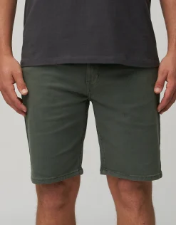 Slim Denim Shorts in Deep Blue