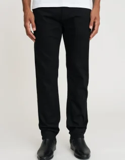 Slim Fit Jeans in Solid Black