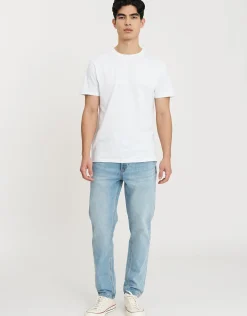 Slim Fit Jeans in Solid Black