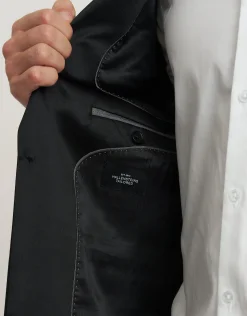 Slim Tuxedo Jacket in Black