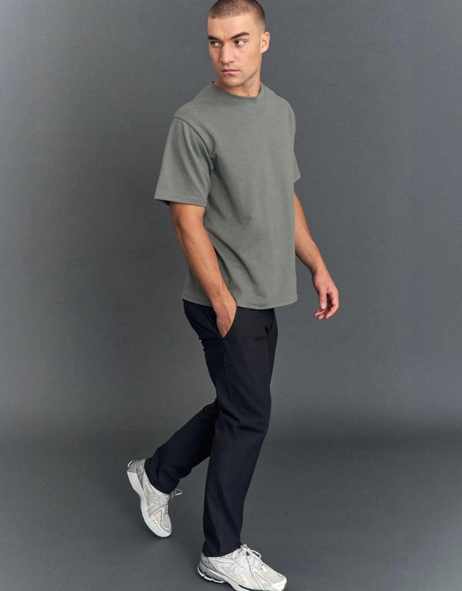 Smart Flex 2.0 Regular Fit T Shirt in Grey/blue