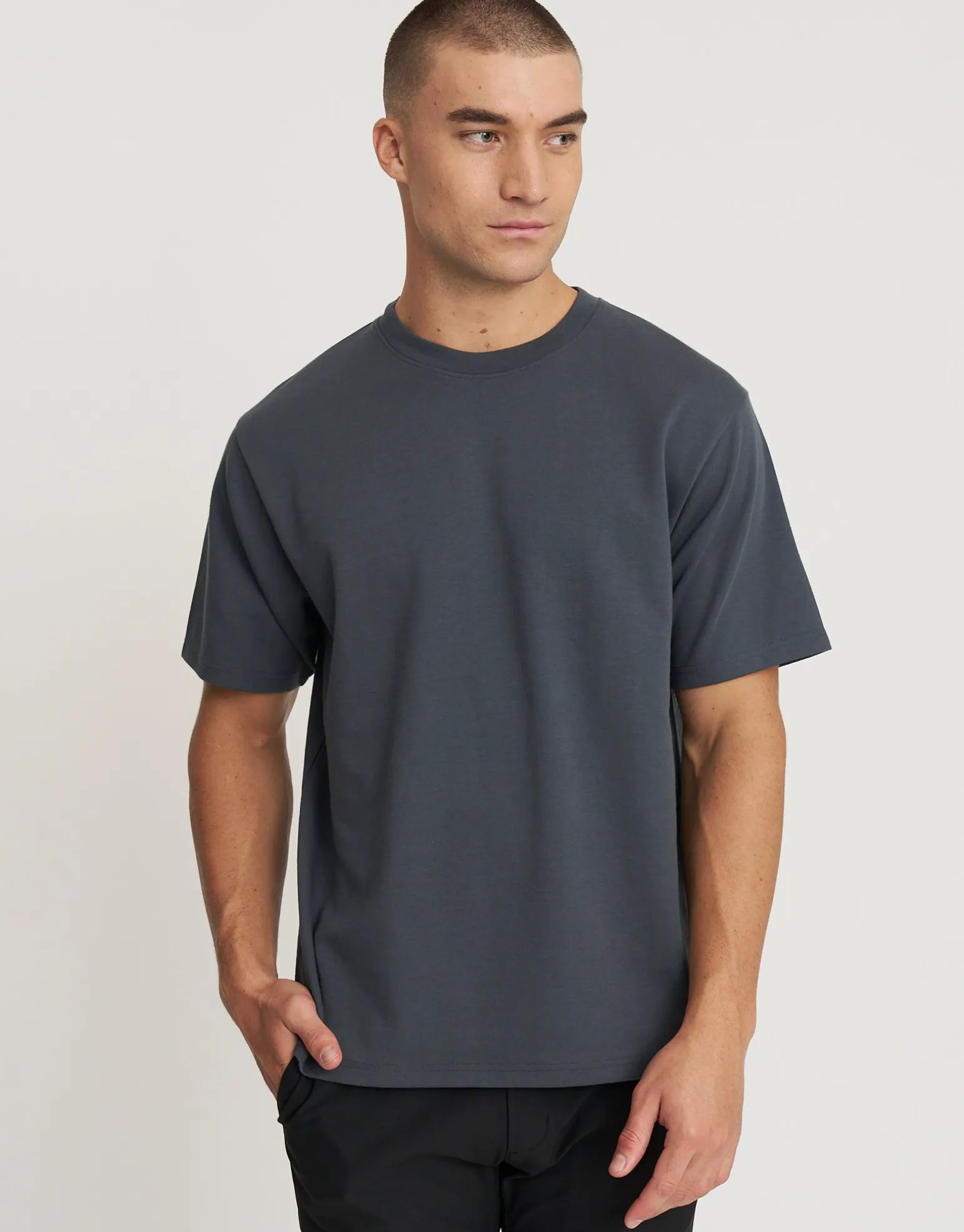 Smart Flex 2.0 Regular Fit T Shirt in Grey/blue