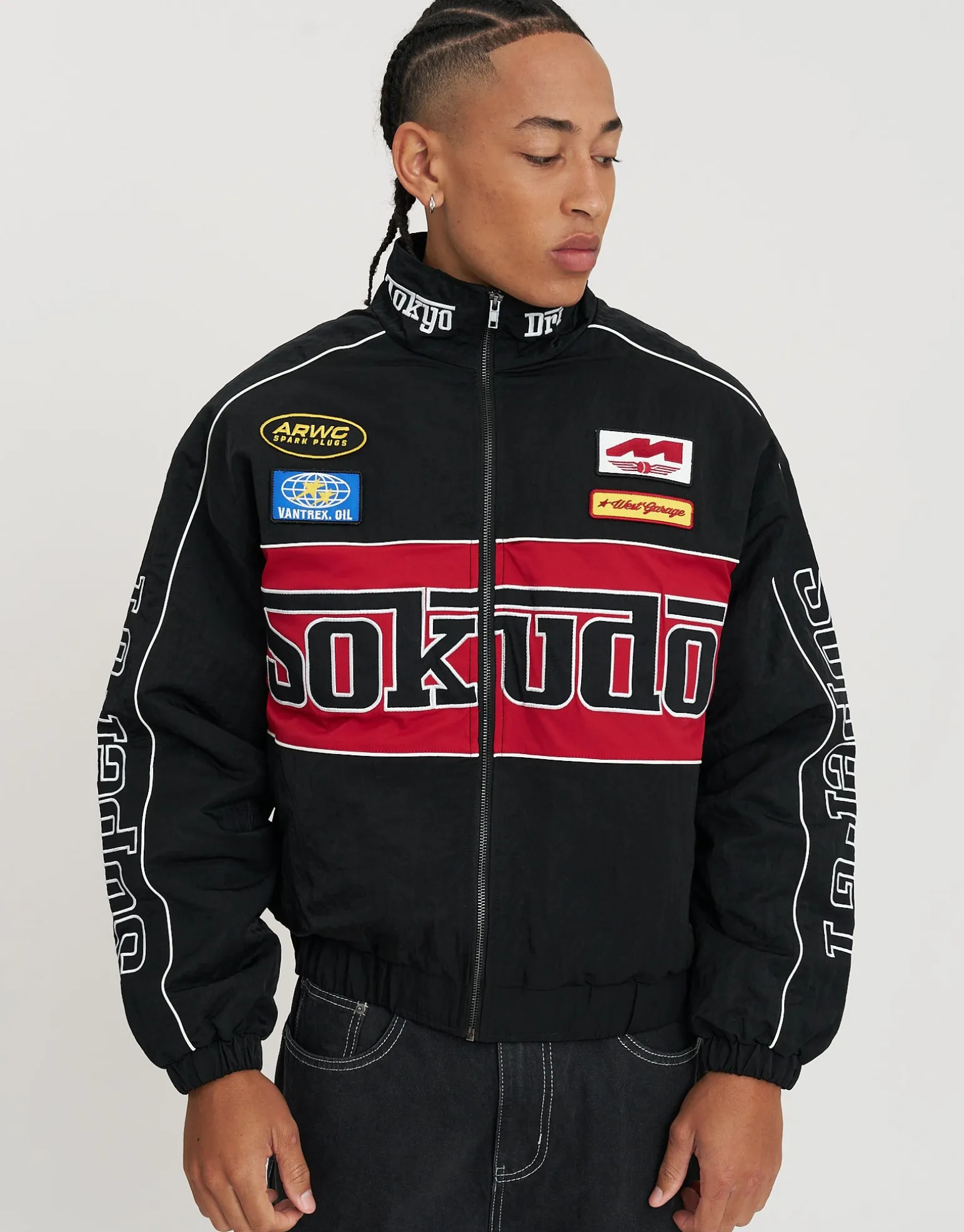 Sokudo Racing Jacket in Black
