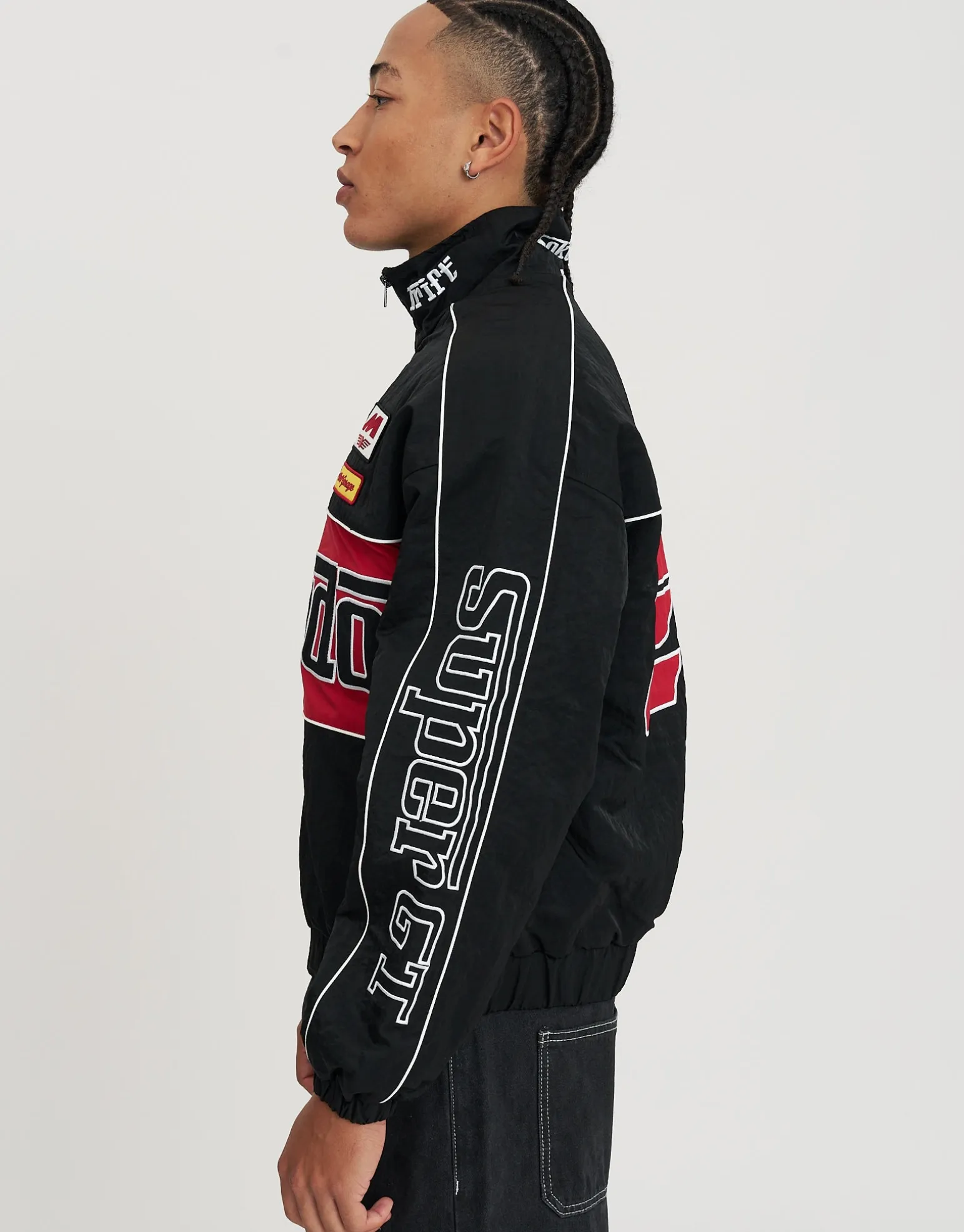 Sokudo Racing Jacket in Pink Glow