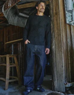 Stars Relaxed Knit Jumper in Shadow Grey