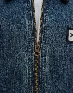 Static Supply Denim Jacket in Blue