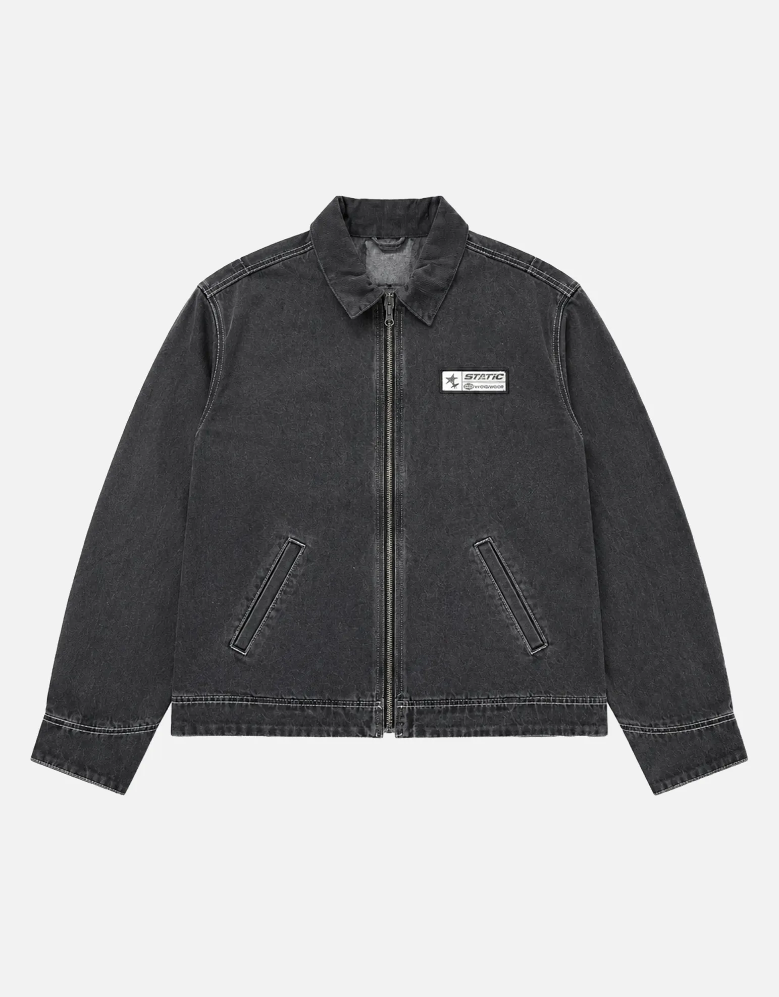 Static Supply Denim Jacket in Blue