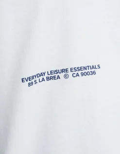 Static Supply Leisure Box Fit T Shirt in Blanc