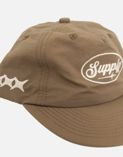 Static Supply Nylon Cap in Brown