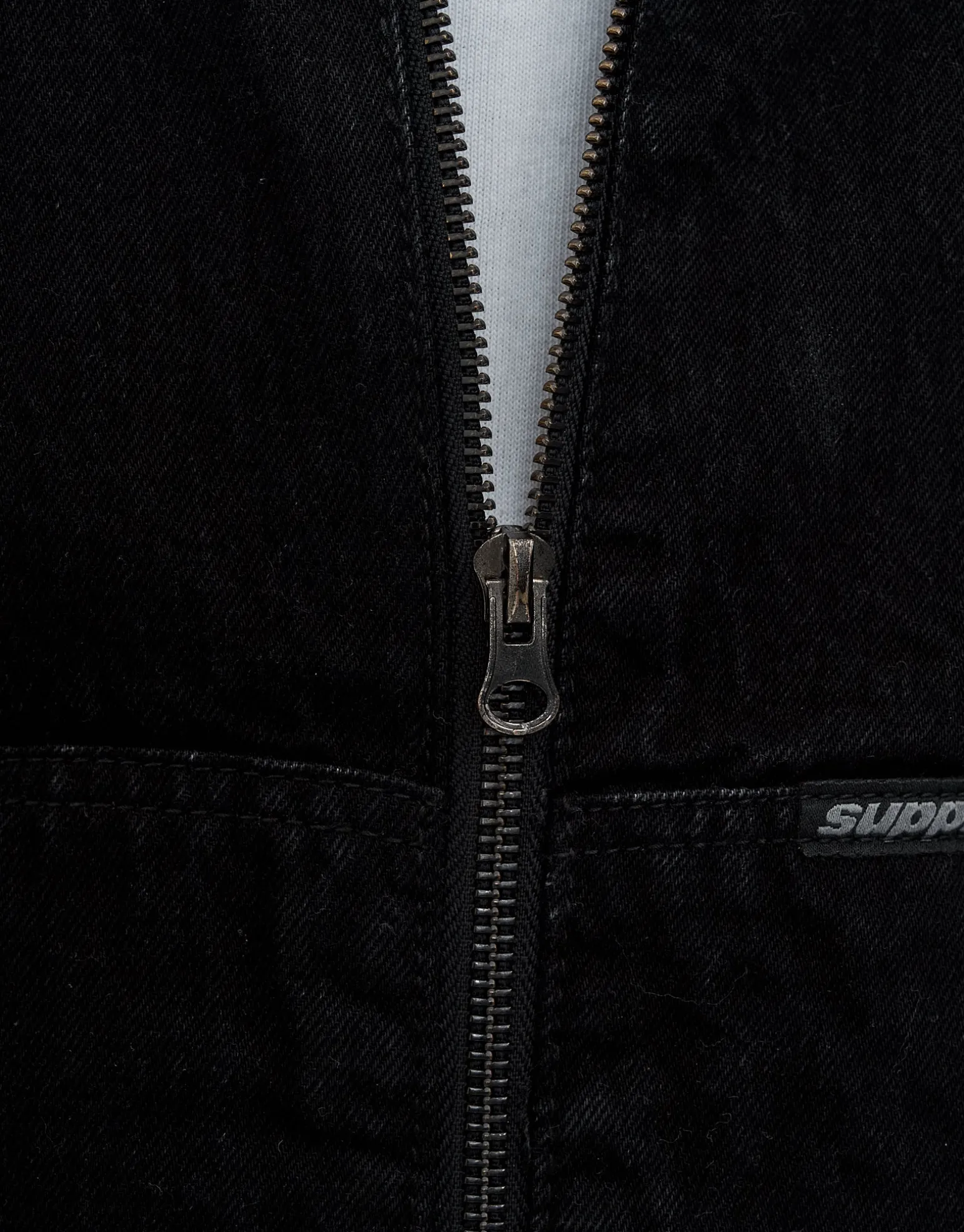 Static Supply Oversized Hooded Jacket in Grey Camo
