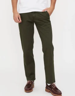 Straight Fit Chino Pants in Black