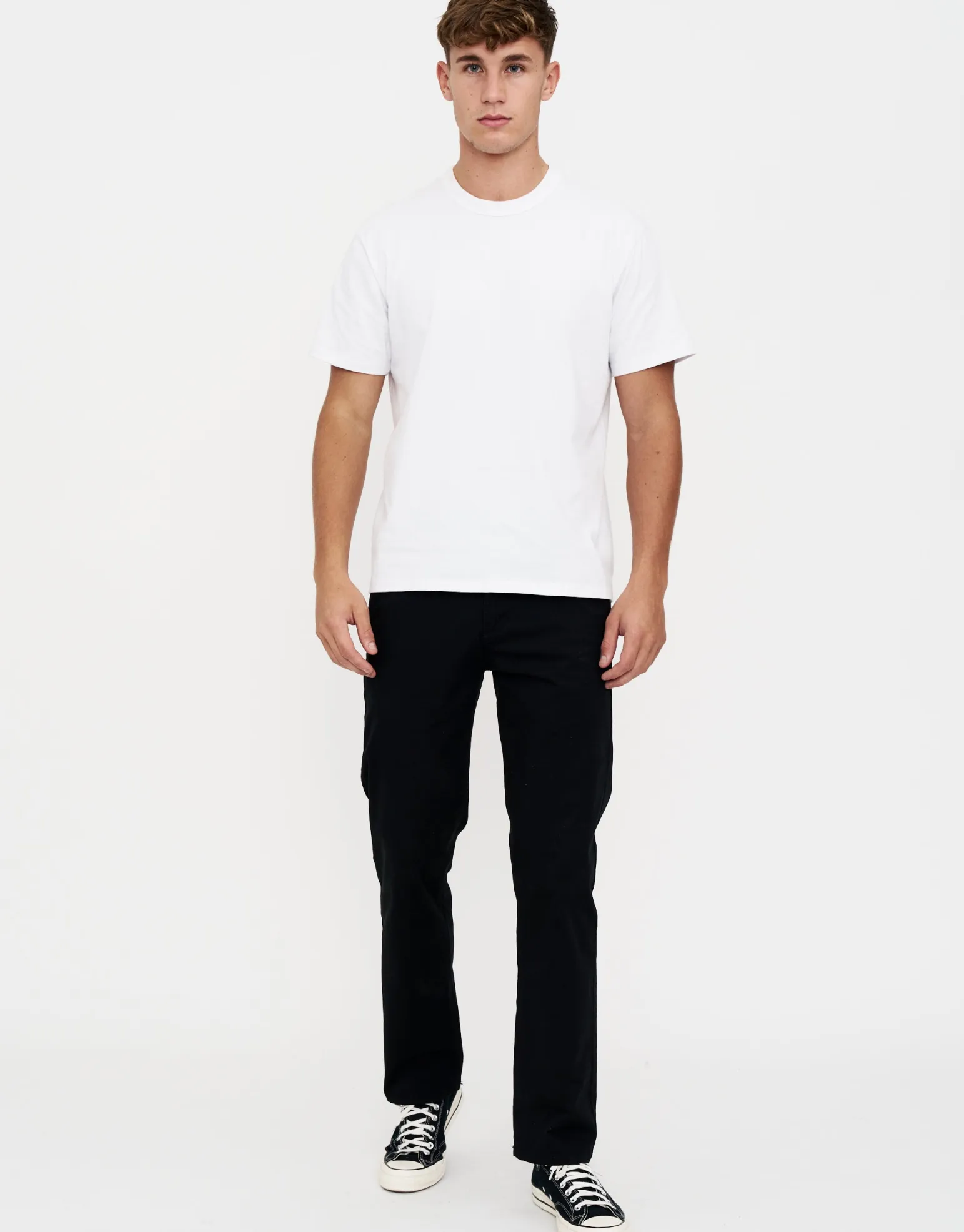 Straight Fit Chino Pants in Khaki