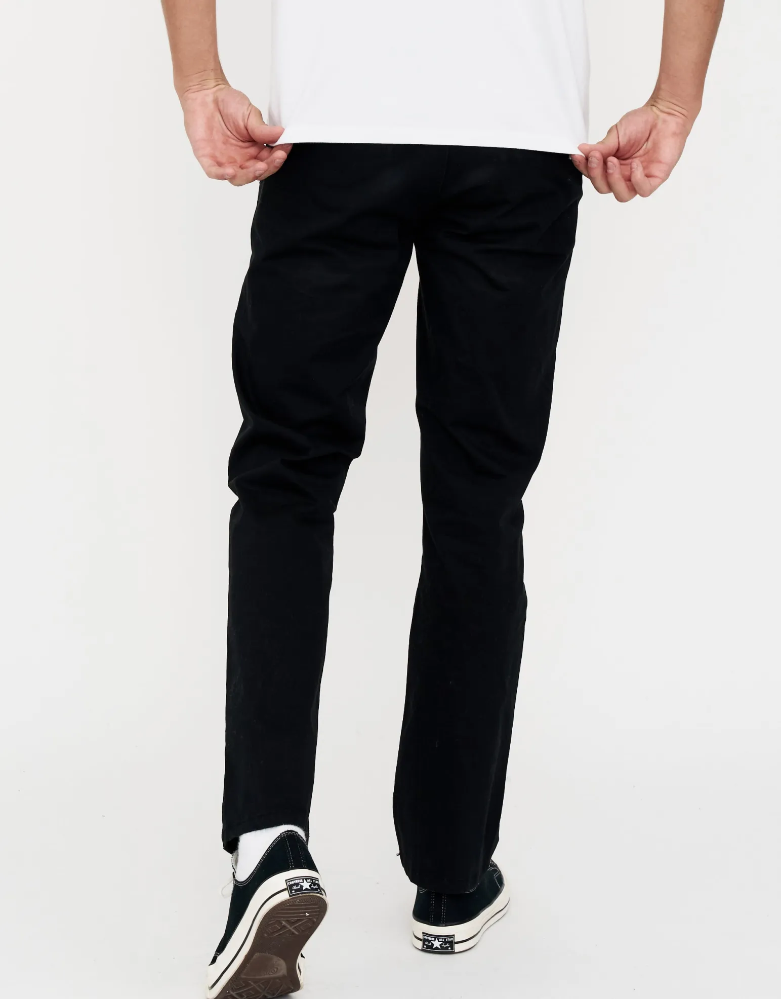 Straight Fit Chino Pants in Navy