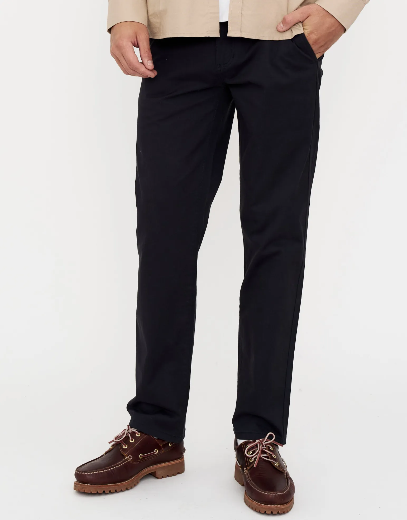 Straight Fit Chino Pants in Sand