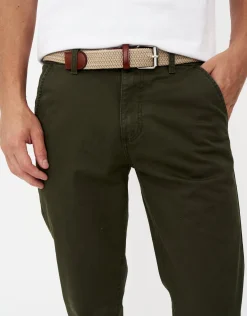 Straight Fit Chino Pants in Sand