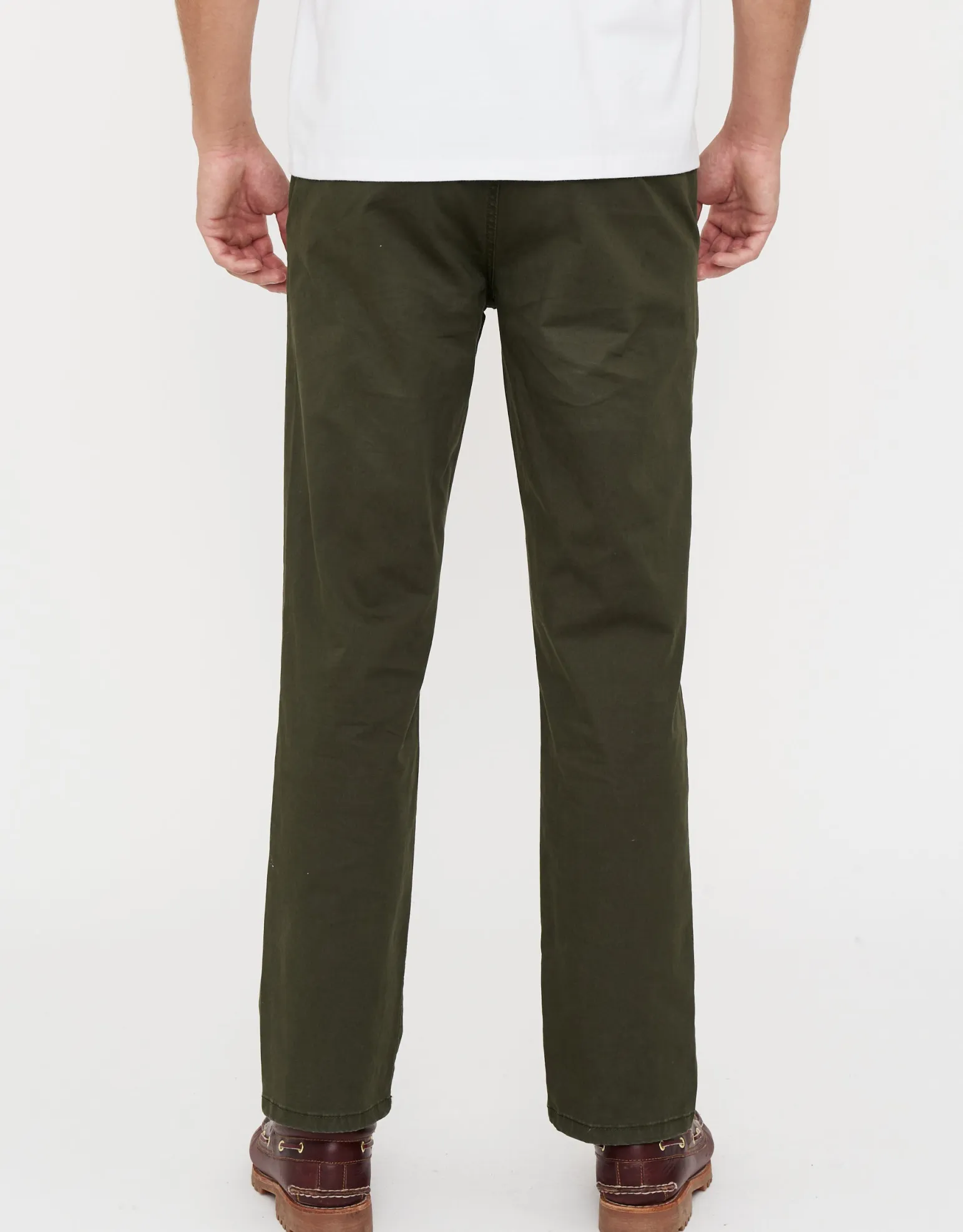Straight Fit Chino Pants in Sand