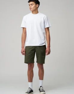 Stretch Chino Slim Fit Shorts in Sand