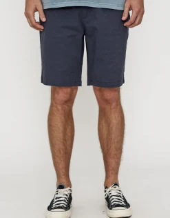 Stretch Chino Slim Fit Shorts in Black
