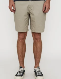 Stretch Chino Slim Fit Shorts in Khaki