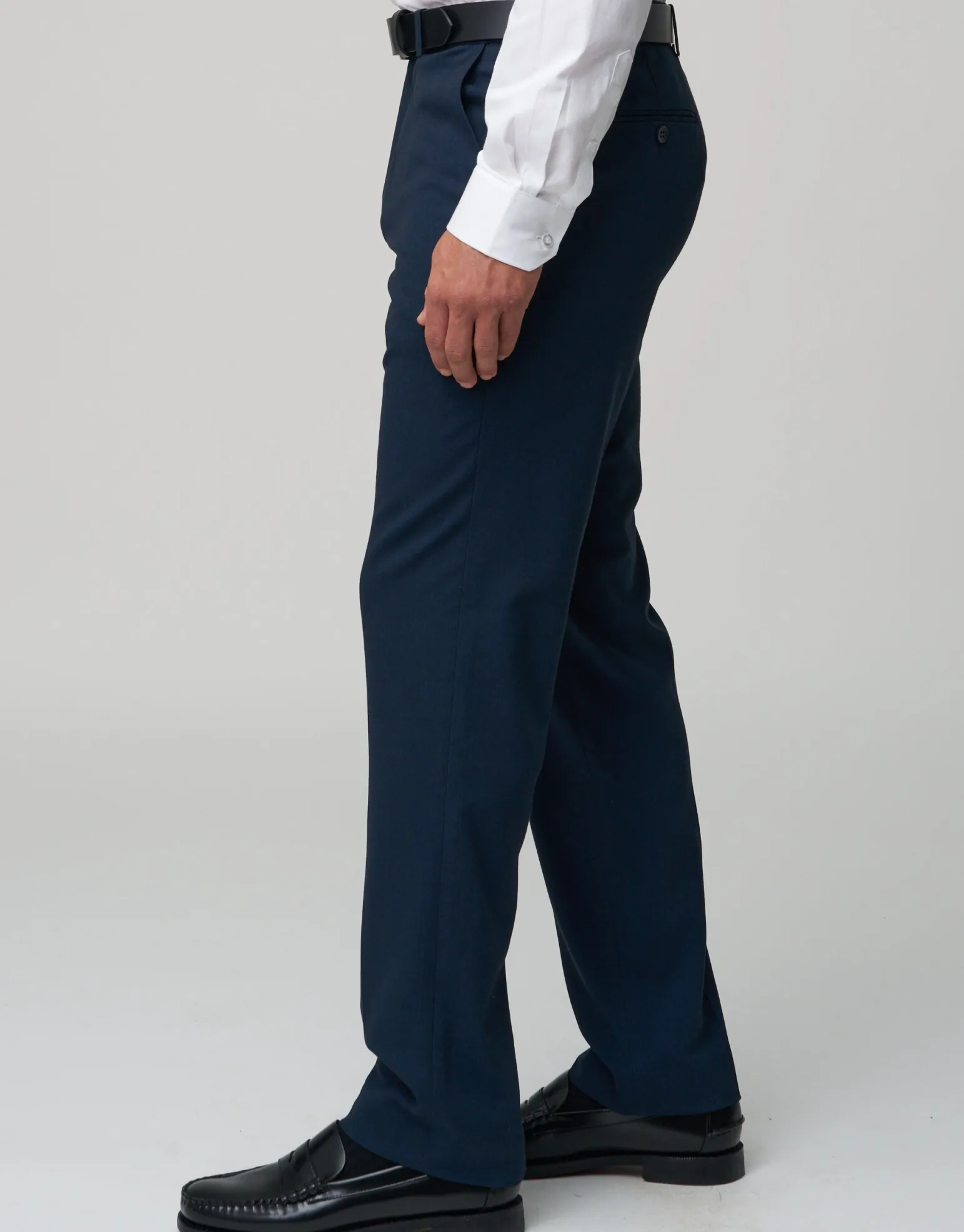 Stretch Slim Fit Suit Pants in Navy
