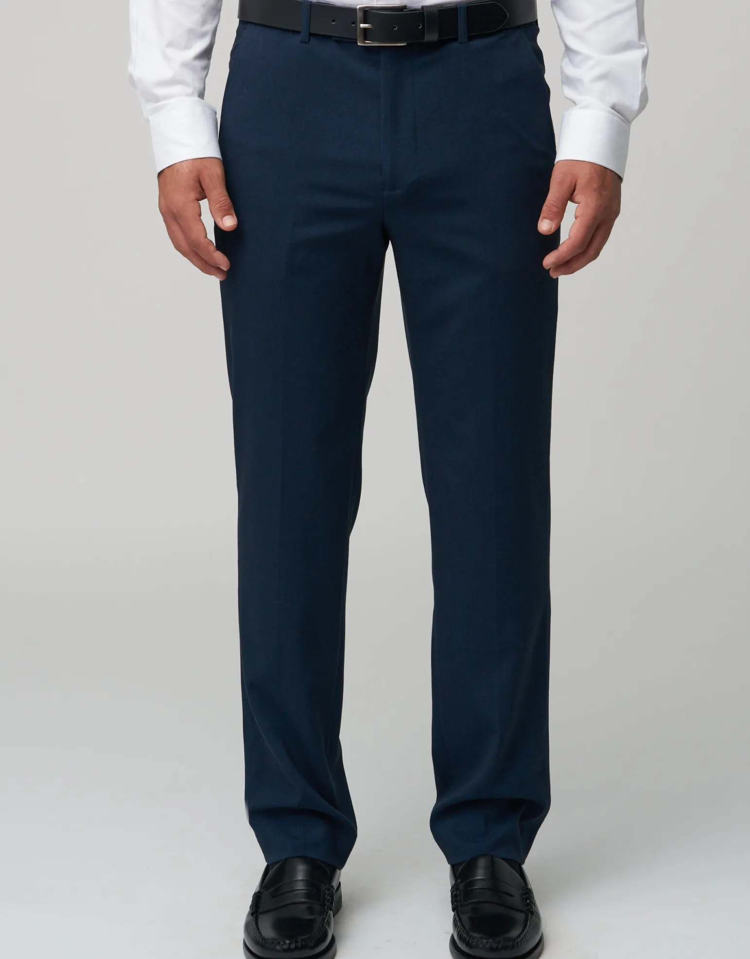 Stretch Slim Fit Suit Pants in Navy